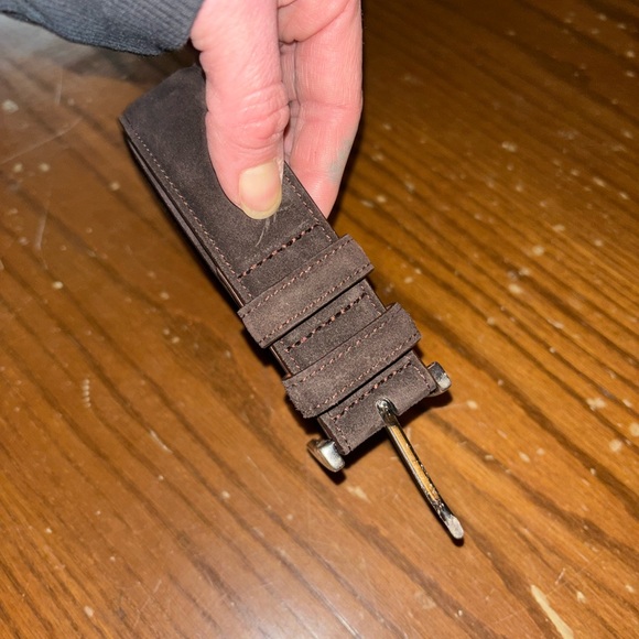 Daniel Cremieux Leather Belt - Picture 3 of 10